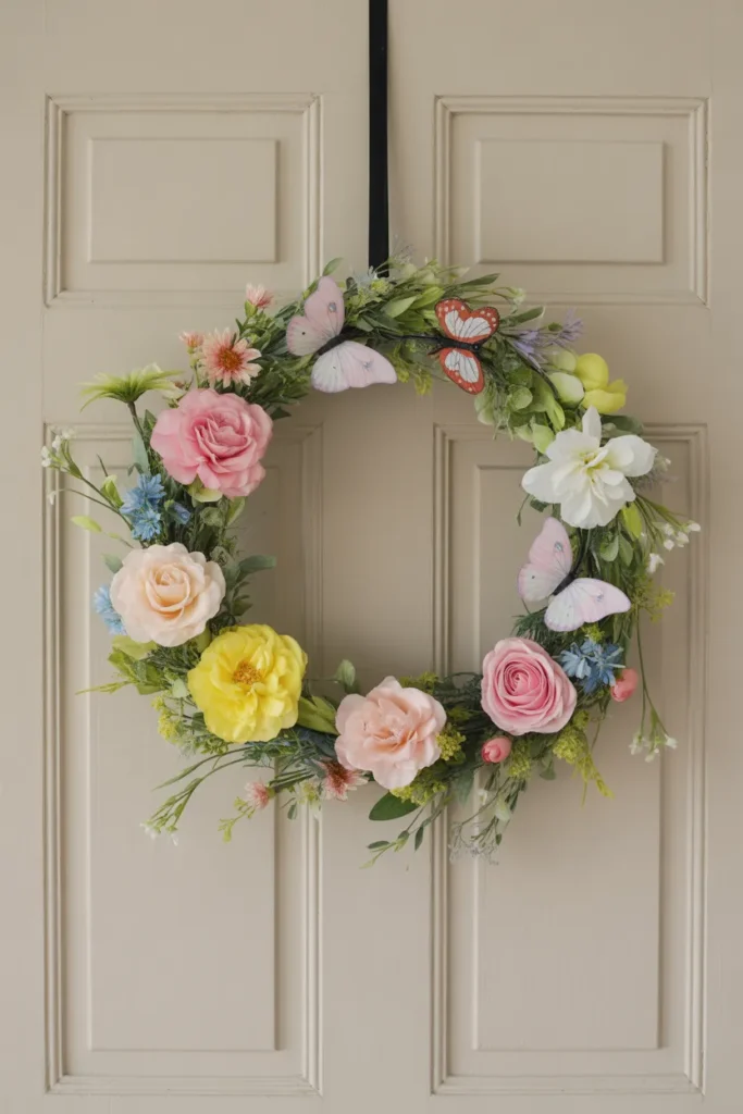 Butterfly Garden Wreath