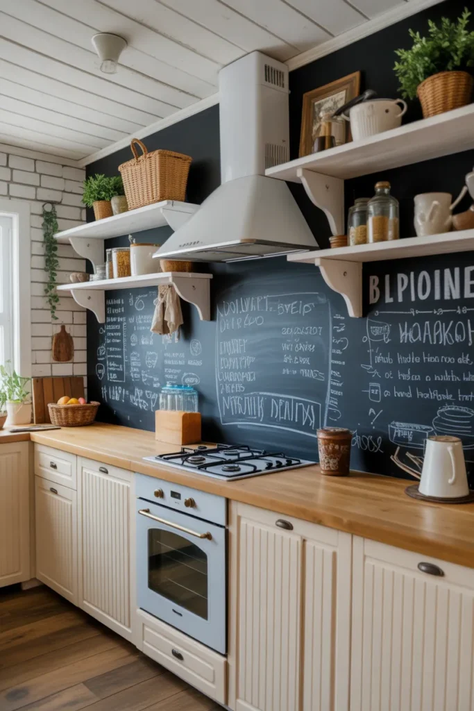 Chalkboard Backsplash