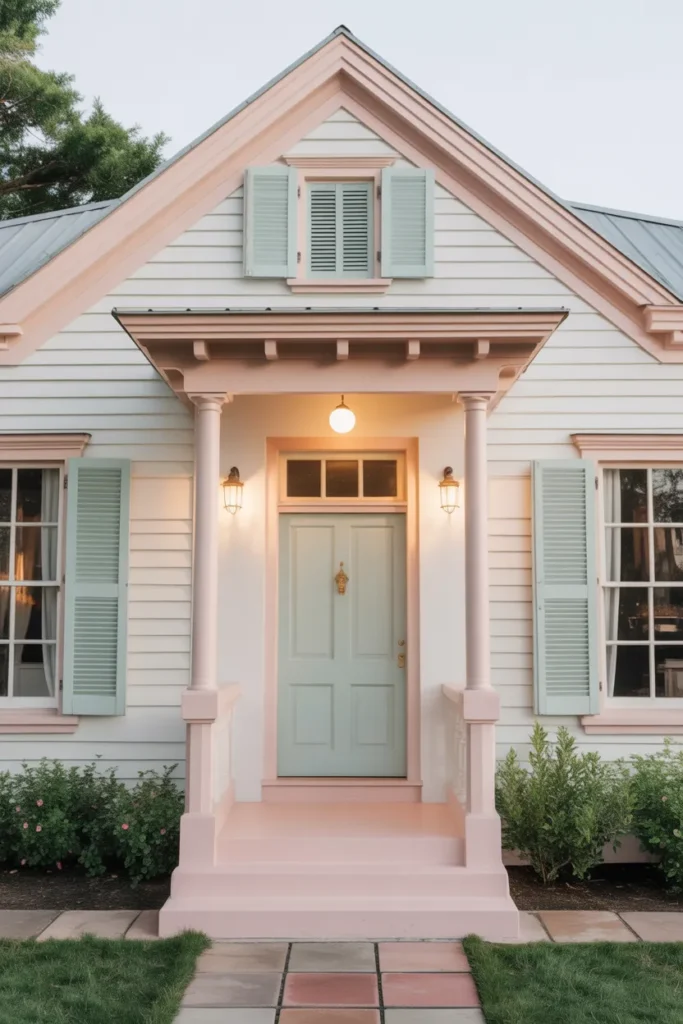 Creamy White and Pastel Details