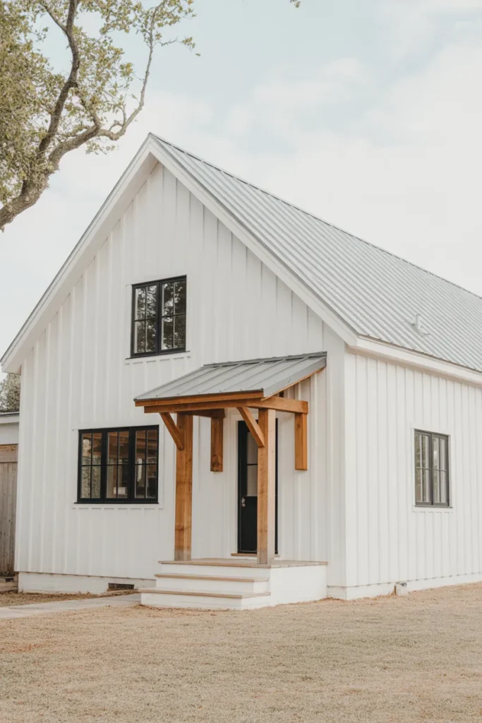 Crisp White Farmhouse Style