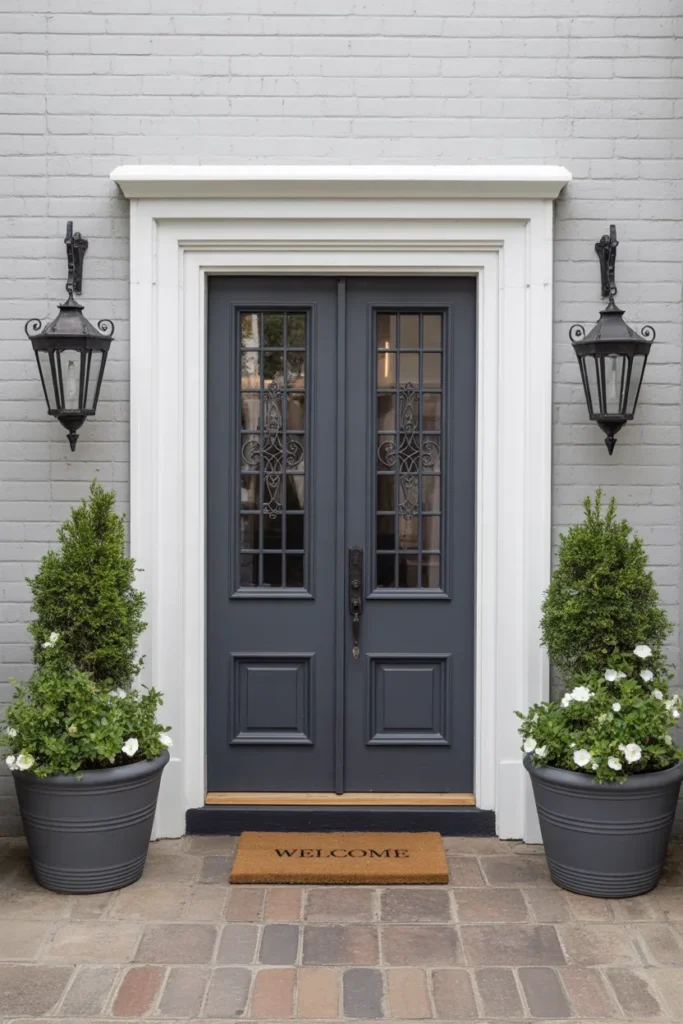  Elegant Entry with Symmetrical Design