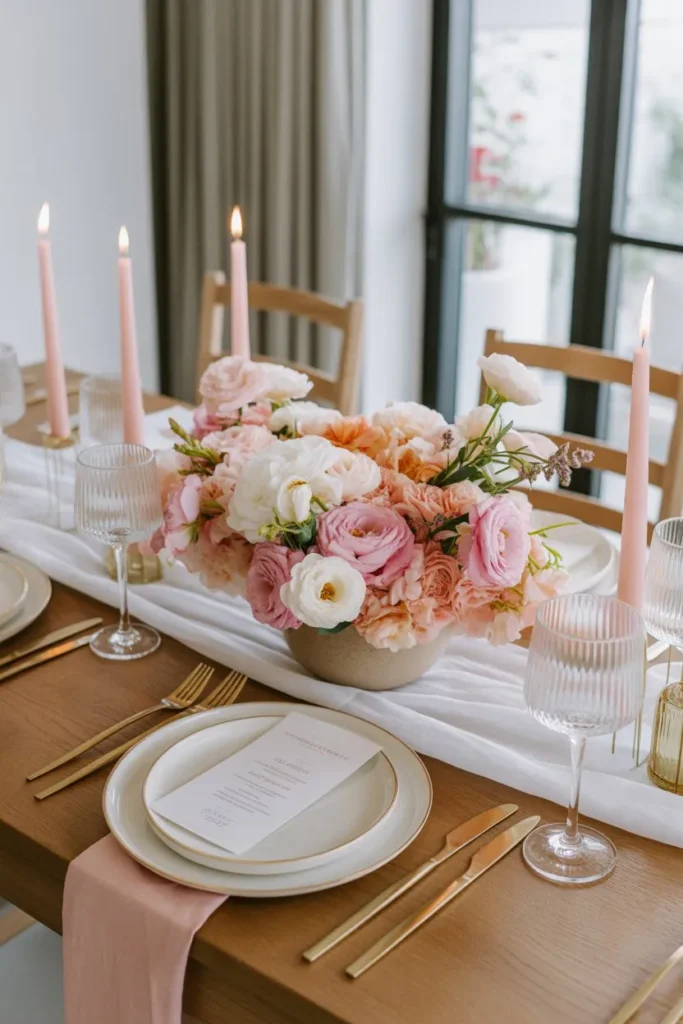 Elegant Pastel Floral Arrangement