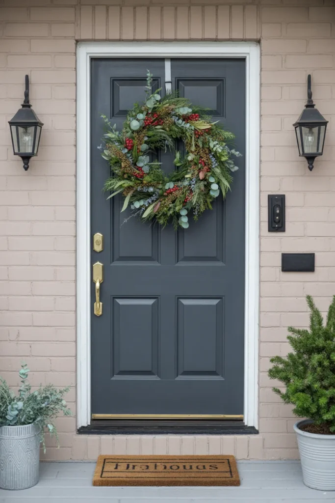  Entryway with Seasonal Wreaths