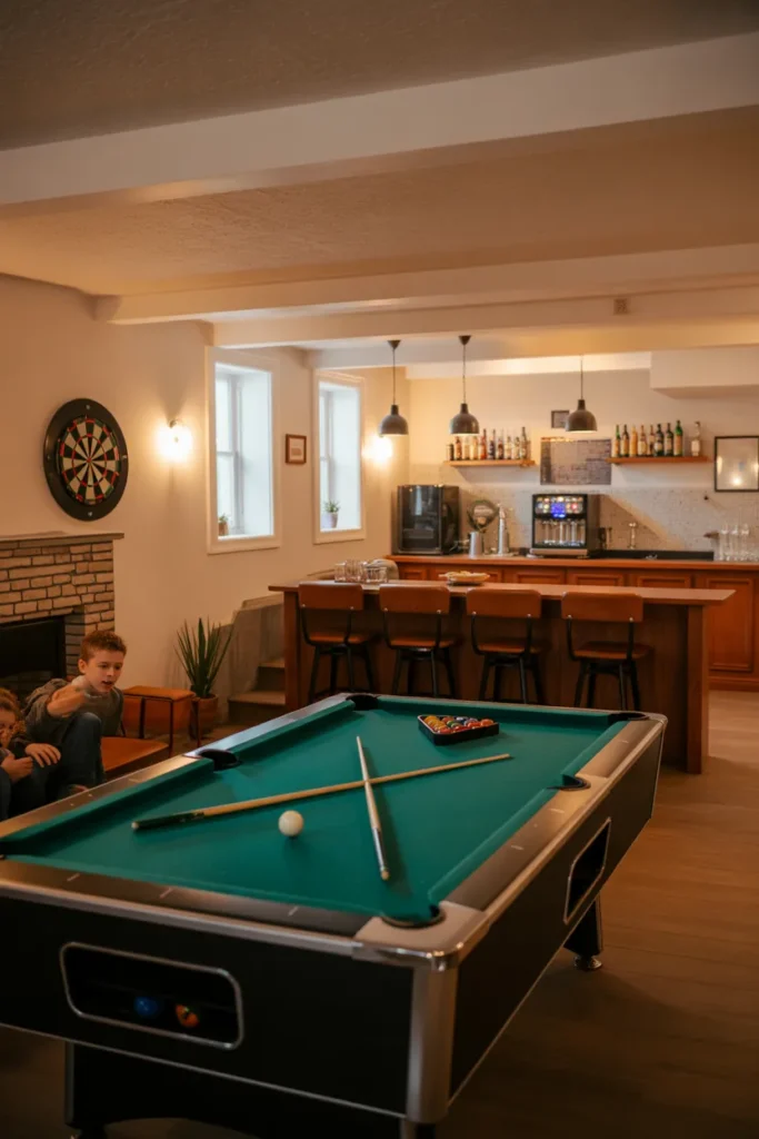  Family Game Room Basement