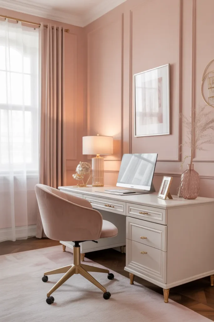 Feminine Blush Office