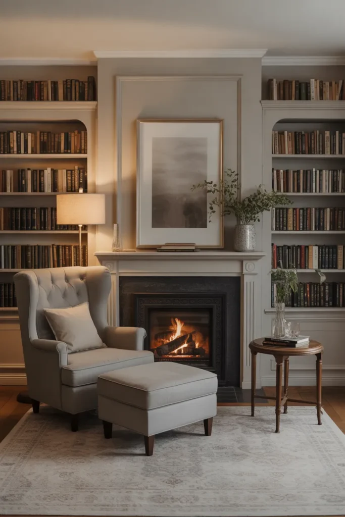  Fireplace Reading Nook