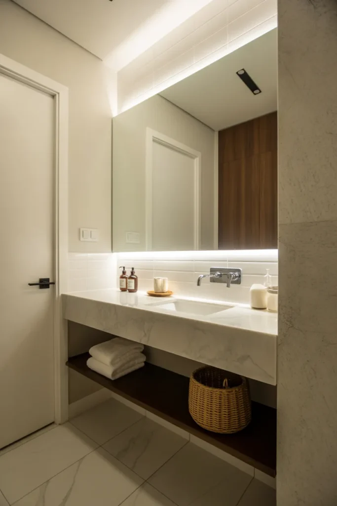  Floating Vanity for Space-Saving Style