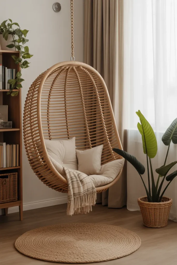  Hanging Chair Reading Nook