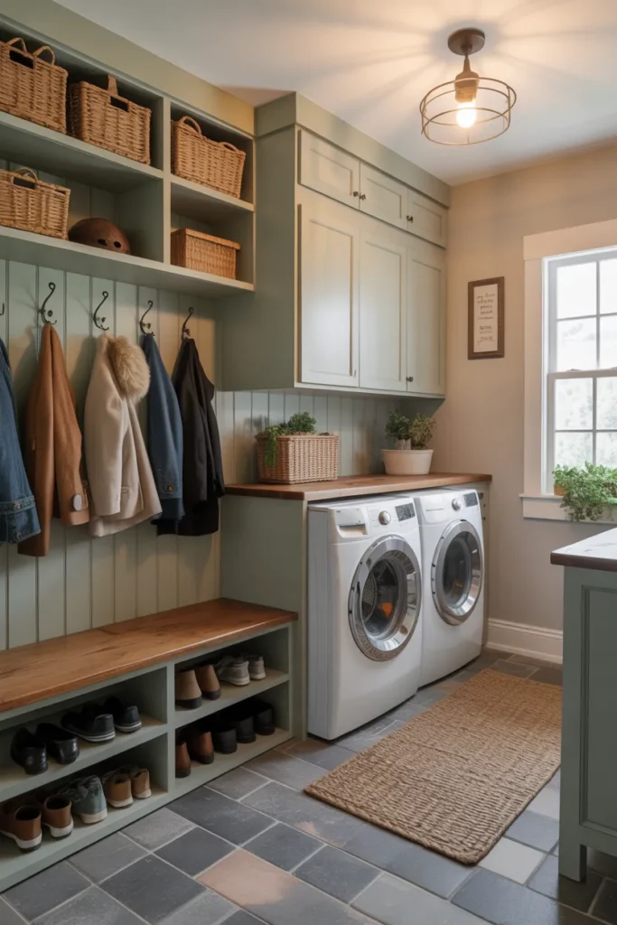 Laundry Room with Mudroom Combo
