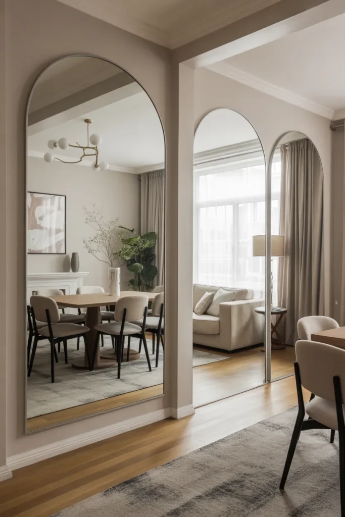 Mirrored Accents for Visual Flow