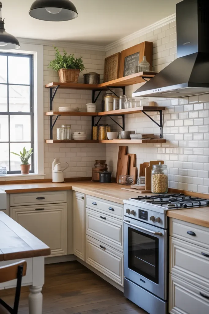 Mix of Modern and Rustic Elements