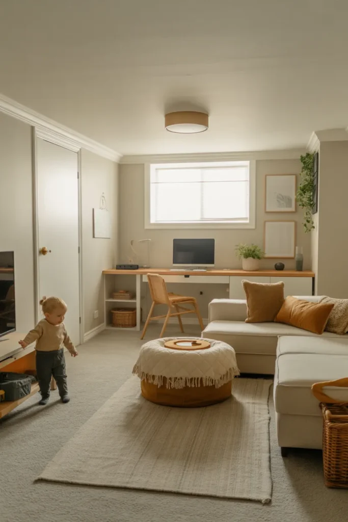  Multi-Functional Open Basement Layout