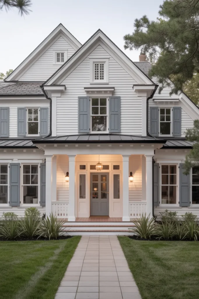 Neutral White and Soft Gray Mix