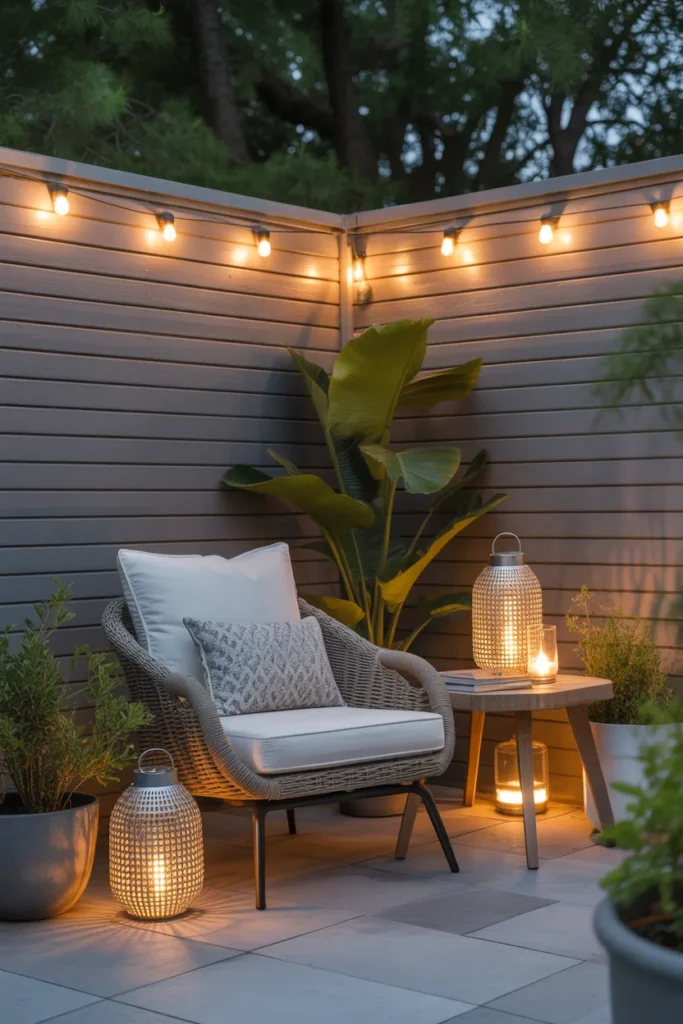Outdoor Patio Reading Nook