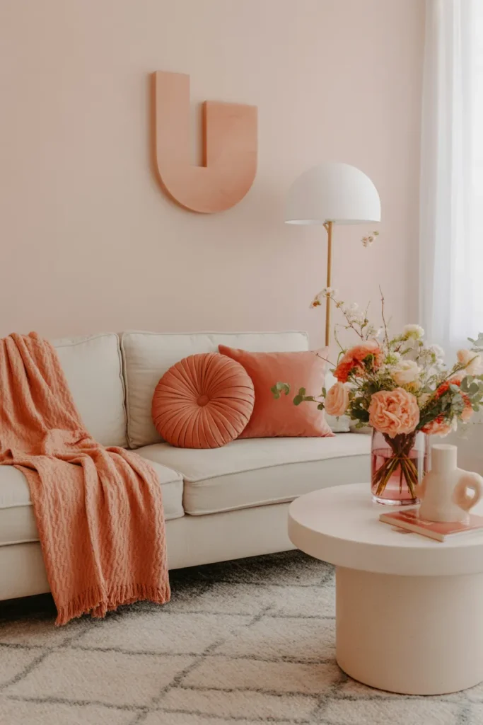 Pops of Coral & Peach