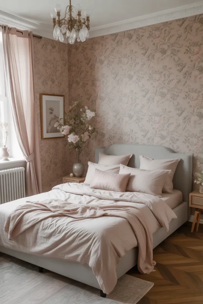 Romantic Floral Wallpaper