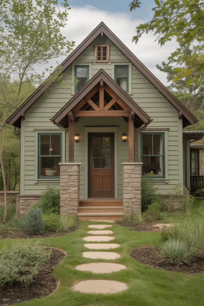 Sage Green with Earthy Tones