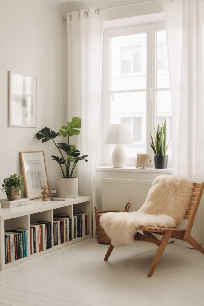 Scandinavian-Style Reading Nook