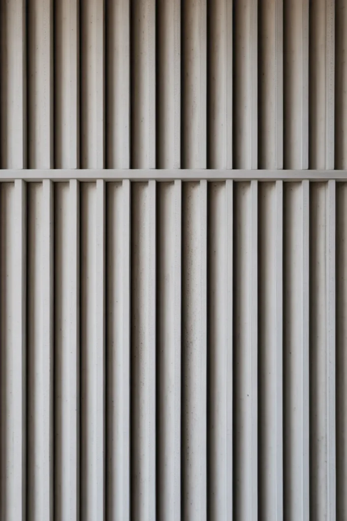  Slatted Concrete Walls