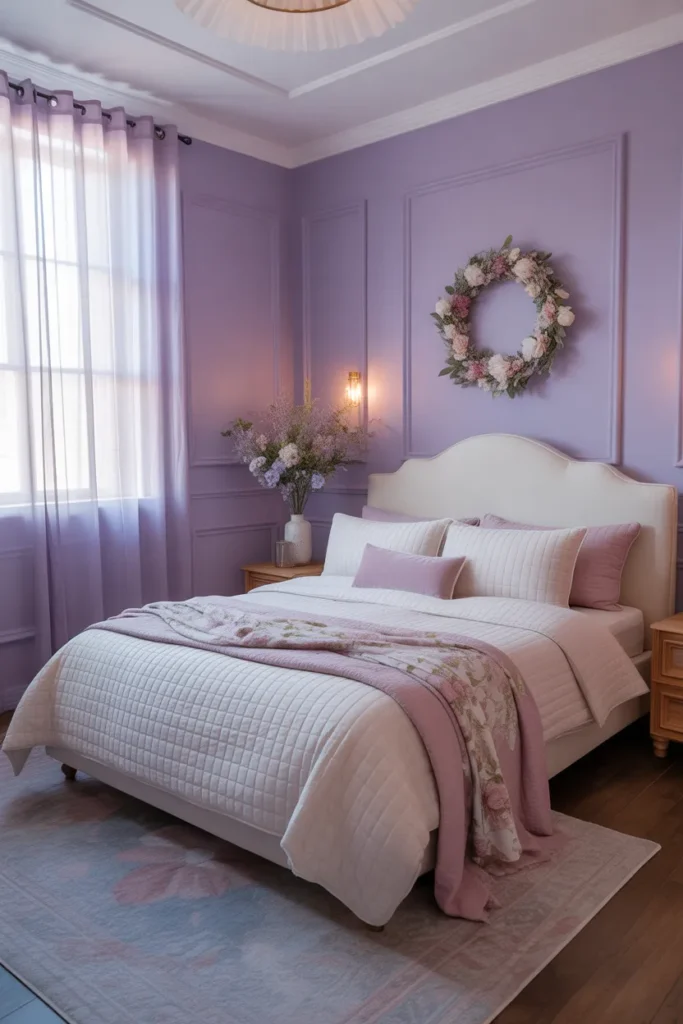 Soft Lavender & Cream