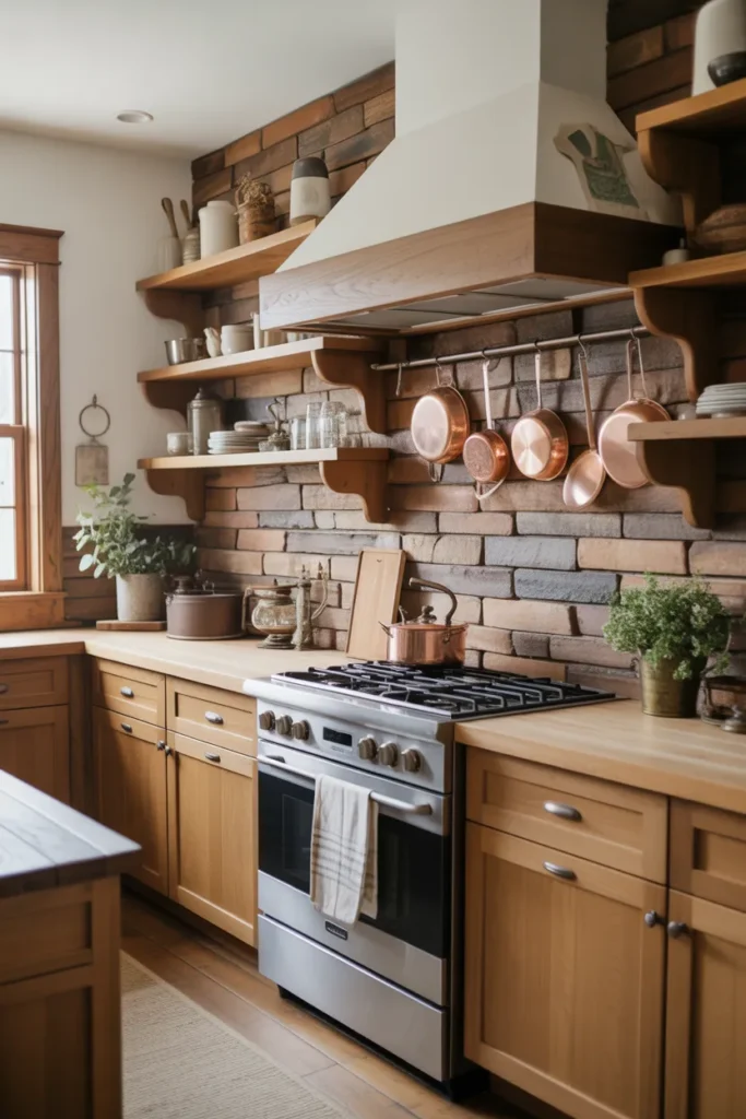 Stone Slab Backsplash