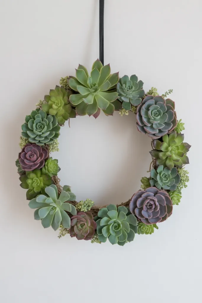 Succulent Wreath