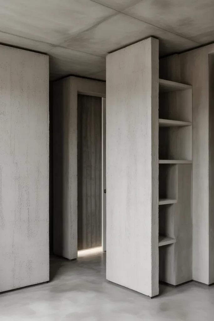 Textured Concrete Walls for an Industrial Edge