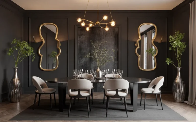 moody dining room ideas elegant eclectic