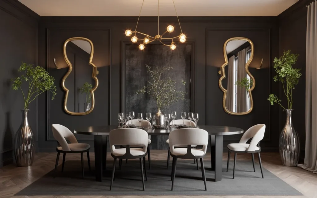 moody dining room ideas elegant eclectic