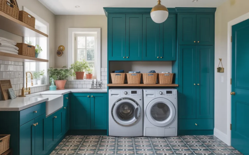 mudroom laundry room combo ideas