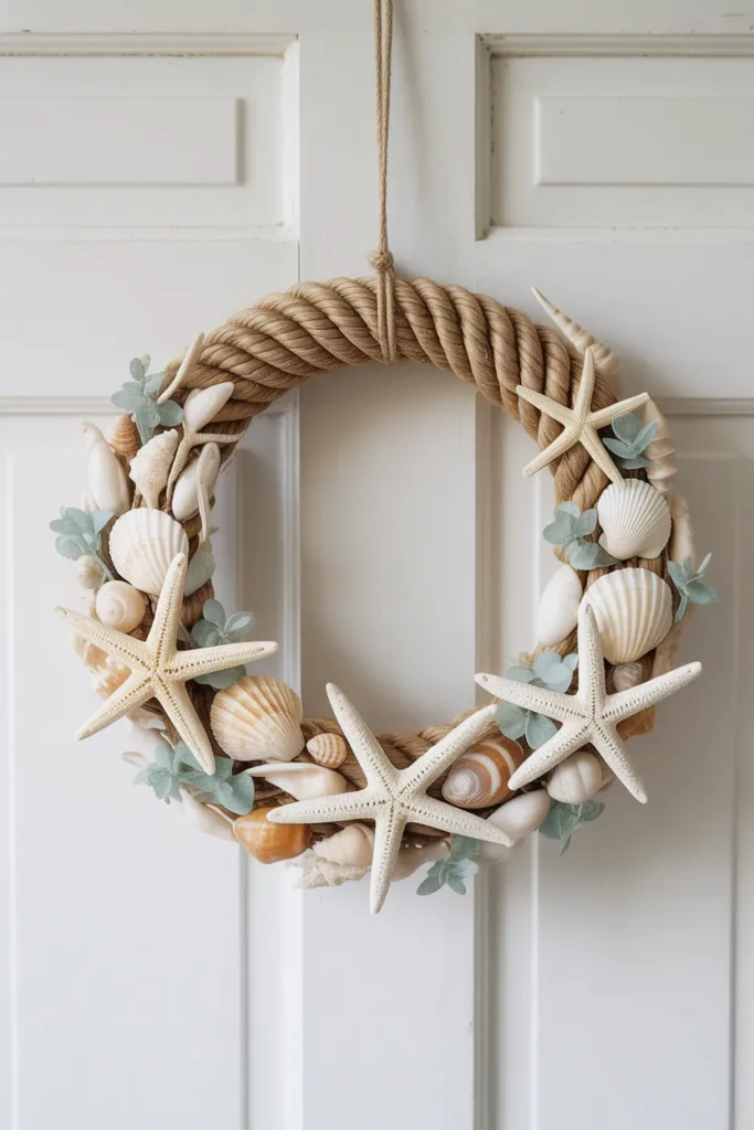 Coastal Seashell Wreath