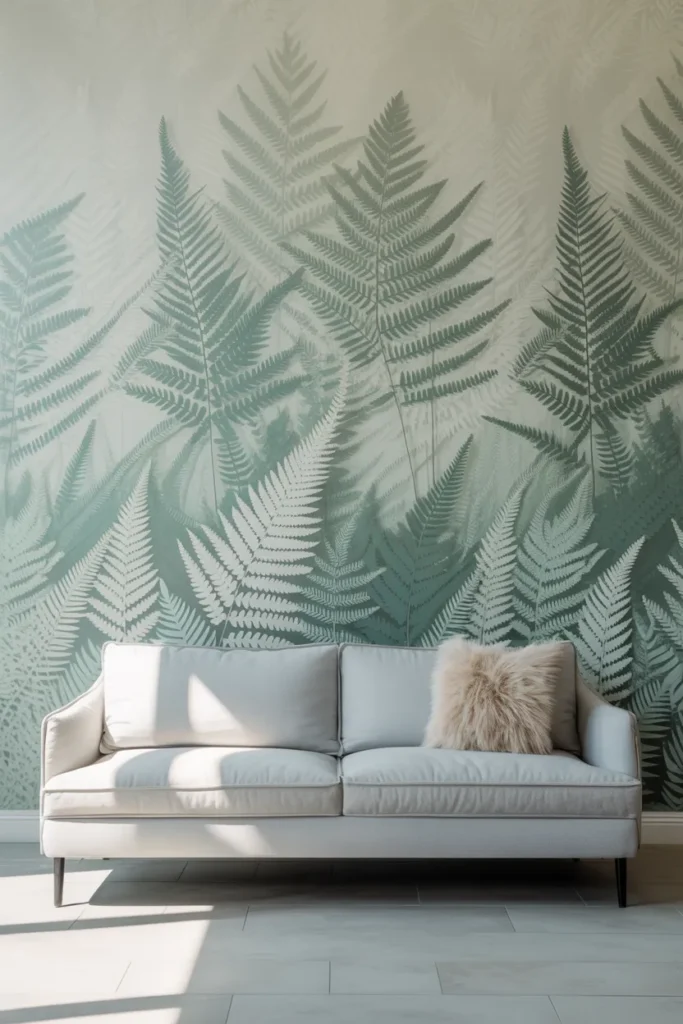 Add Pattern with Green Wallpaper