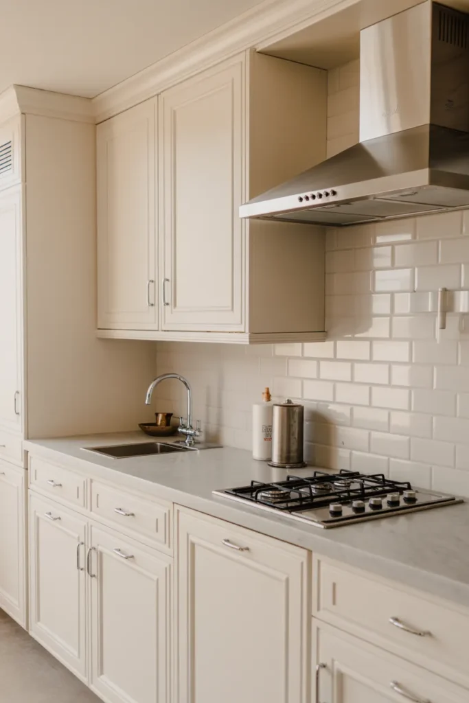 All-White Kitchenette