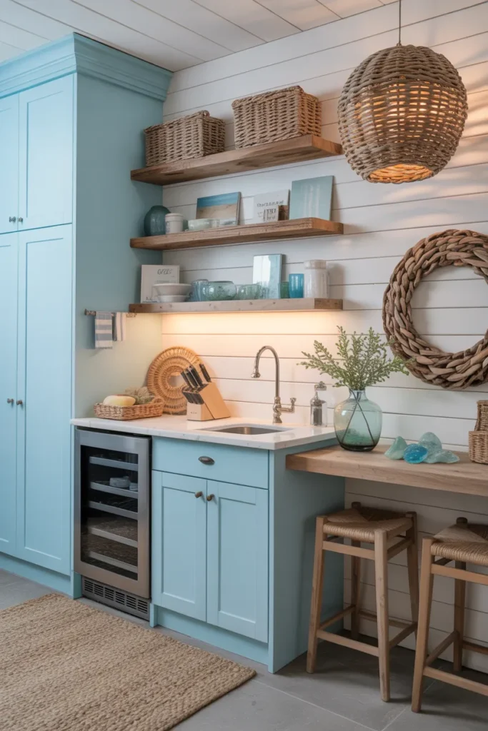  Beach-Inspired Kitchenette
