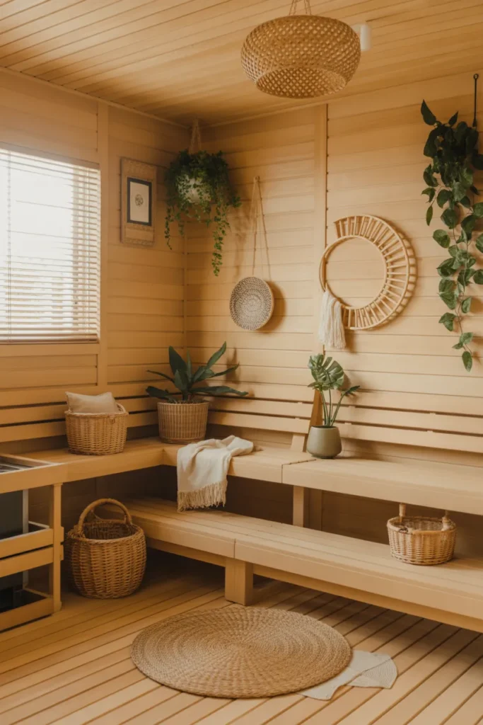 Boho Chic Sauna