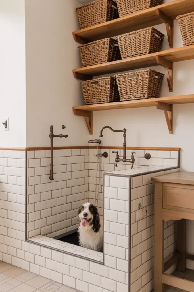 Built-In Pet Washing Station