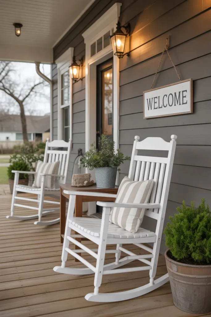 Charming Farmhouse Front Porch