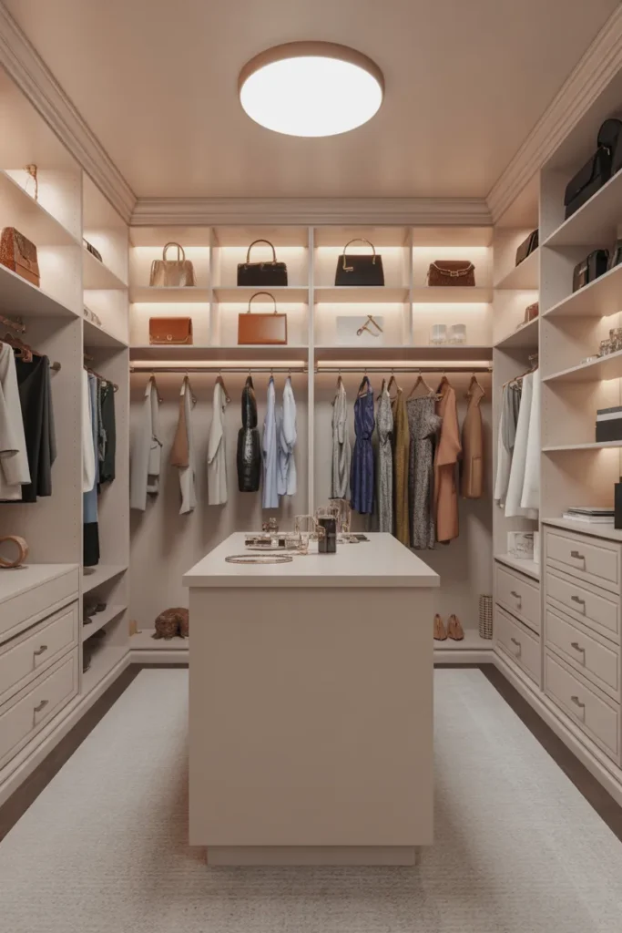 Chic Boutique-Style Walk-In Closet