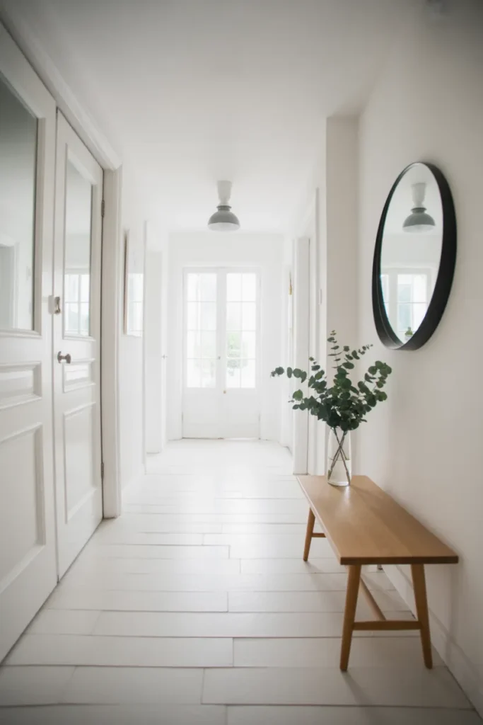 Chic Minimalist Entryway