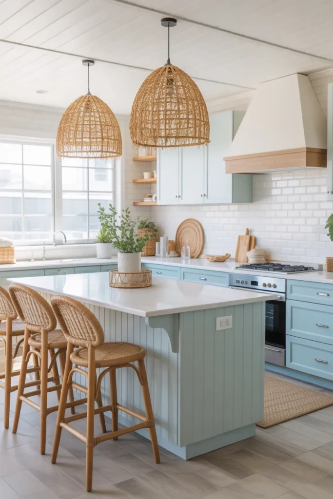 Coastal Chic Kitchen Aesthetic