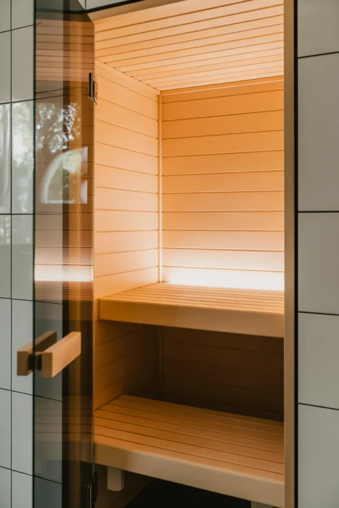 Compact Home Sauna