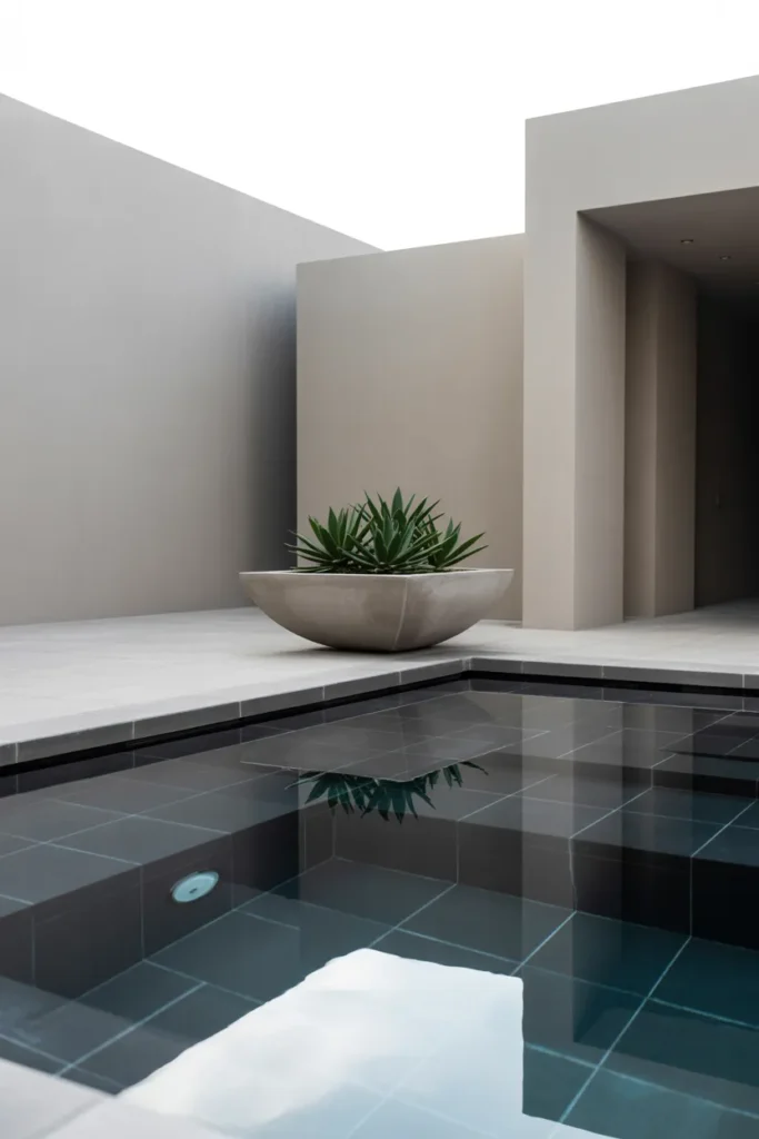Contemporary Geometric Pool