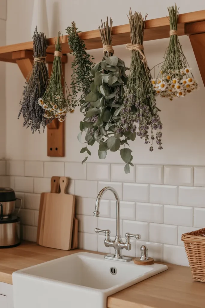 Dried Flowers and Herbal Decor