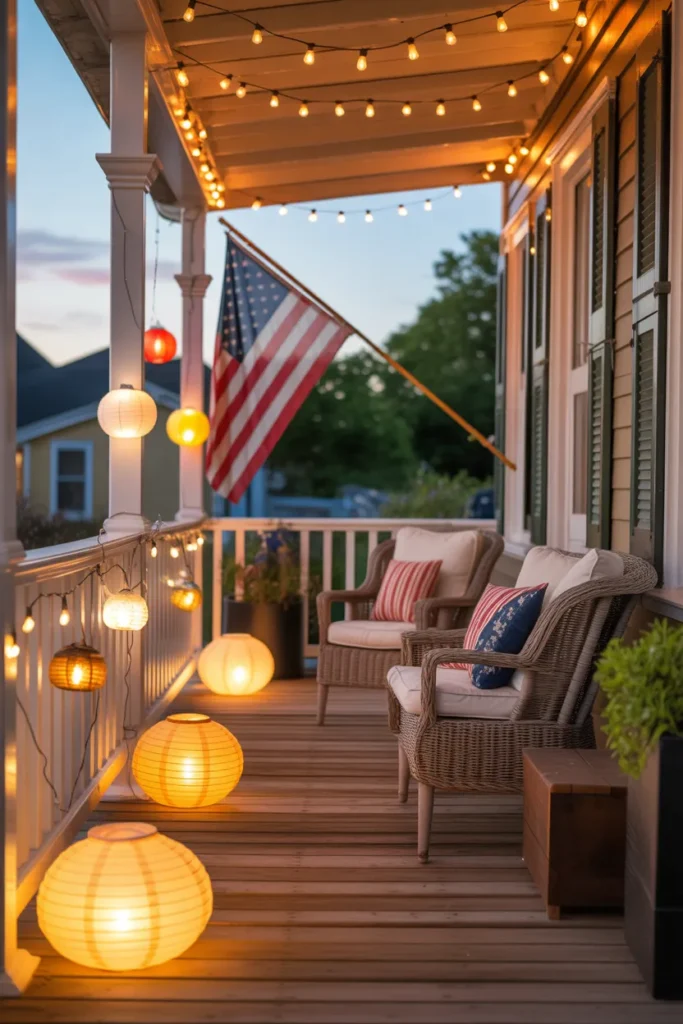 Evening Glow Celebration Porch