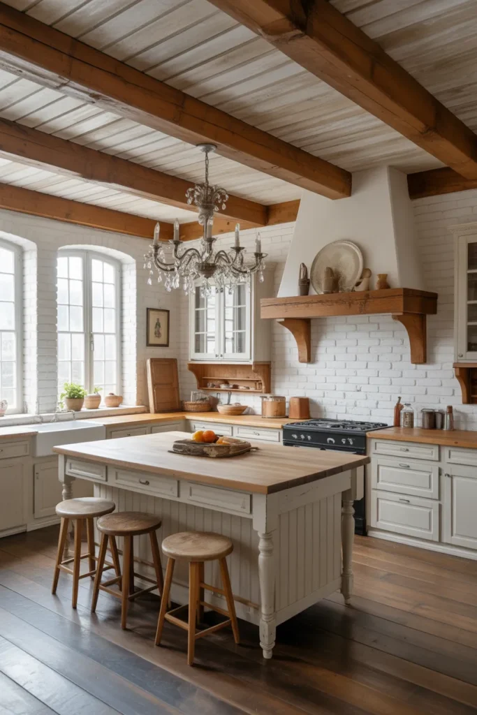 Exposed Beams and Wooden Ceilings