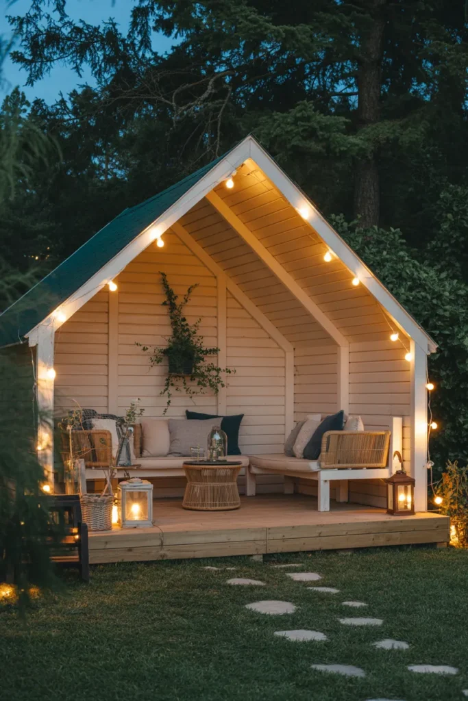 Fairy Light Garden Lounge