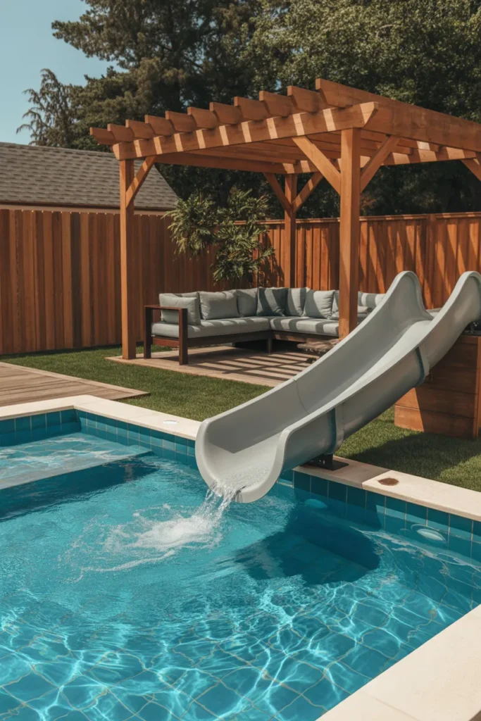 Family-Friendly Pool with Slide
