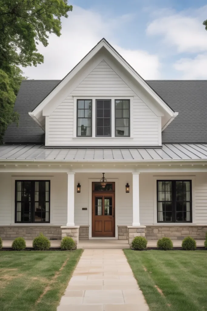  Farmhouse with Front Gable Entry