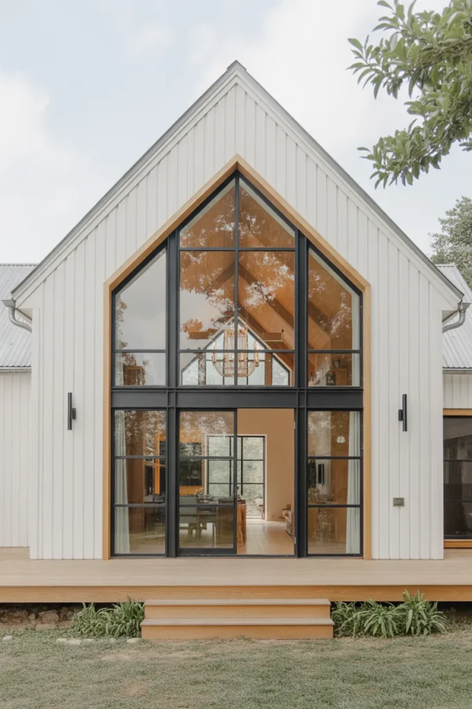  Farmhouse with Large Windows
