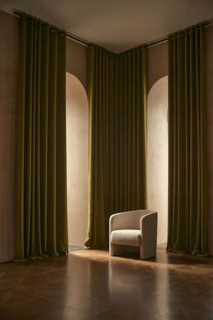  Forest Green Curtains for Depth